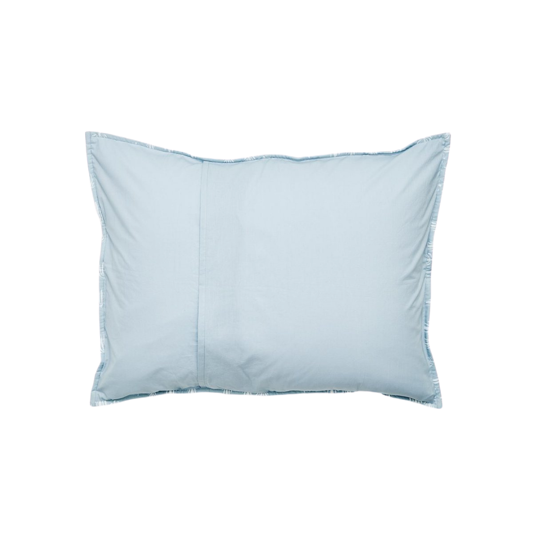 Lewis is Home Quilted Pillow Sham - Inverse Seaweed