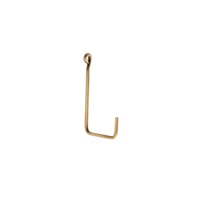 Small Brass Single Hook