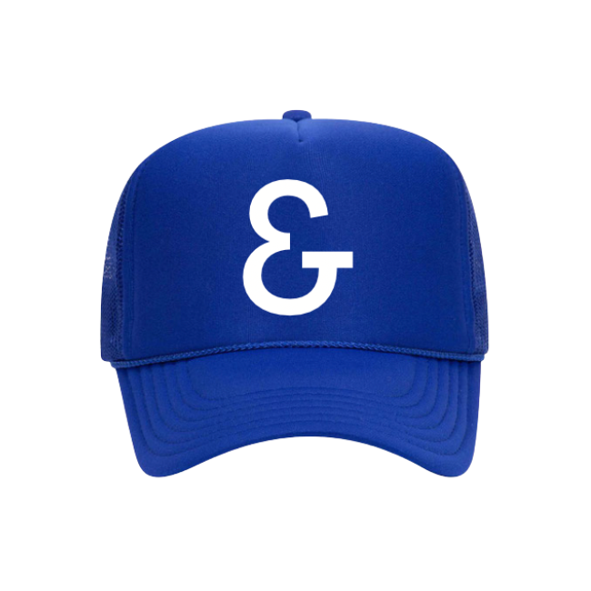 ERIN & CO Trucker Hat - Royal Blue