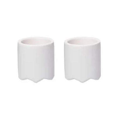OOhh Set of 2 Egg Cups - White