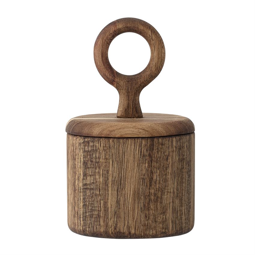 Acacia Wood Container with Lid
