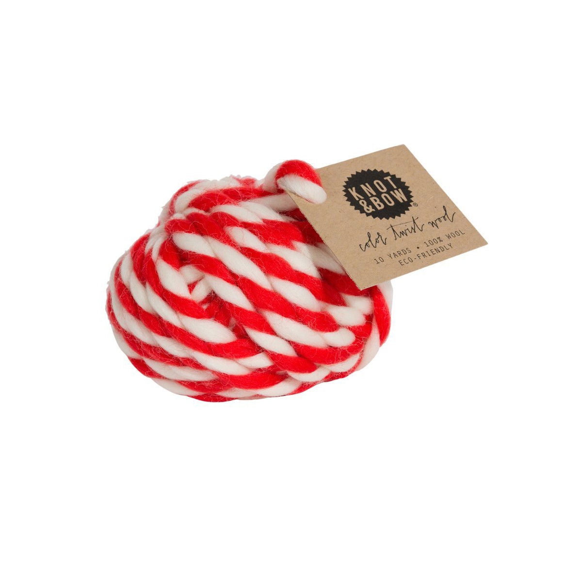 Red Colour Twist Wool Ball